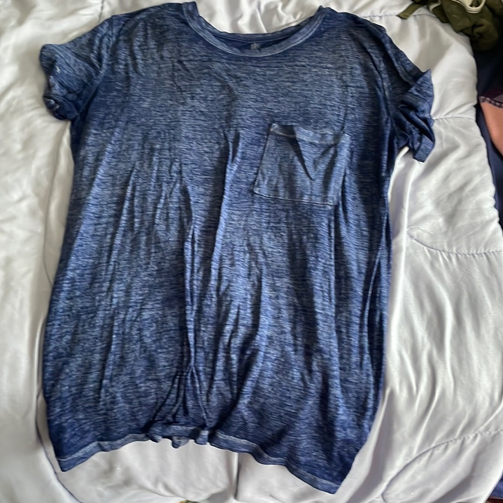 Blue short sleeve